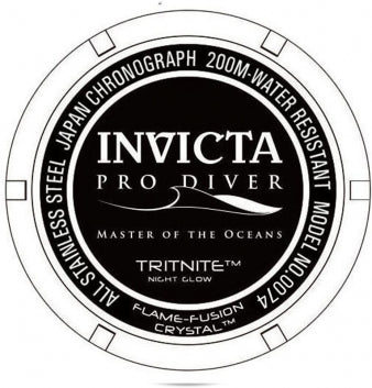 Relógio invicta Pro Diver 0074 Original Dourado